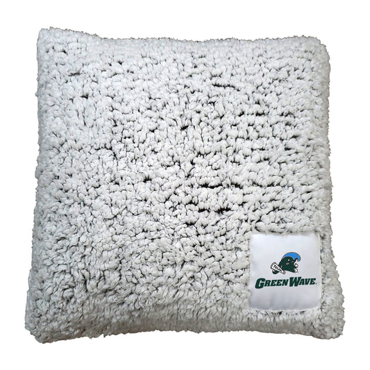 Tulane Campus Colors Frosty Throw Pillow