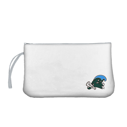 Tulane Clear Wristlet