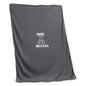 Alcorn State Charcoal Sweatshirt Blanket (Screened)