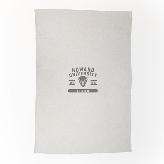 Howard University Sublimated Sweatshirt Blanket
