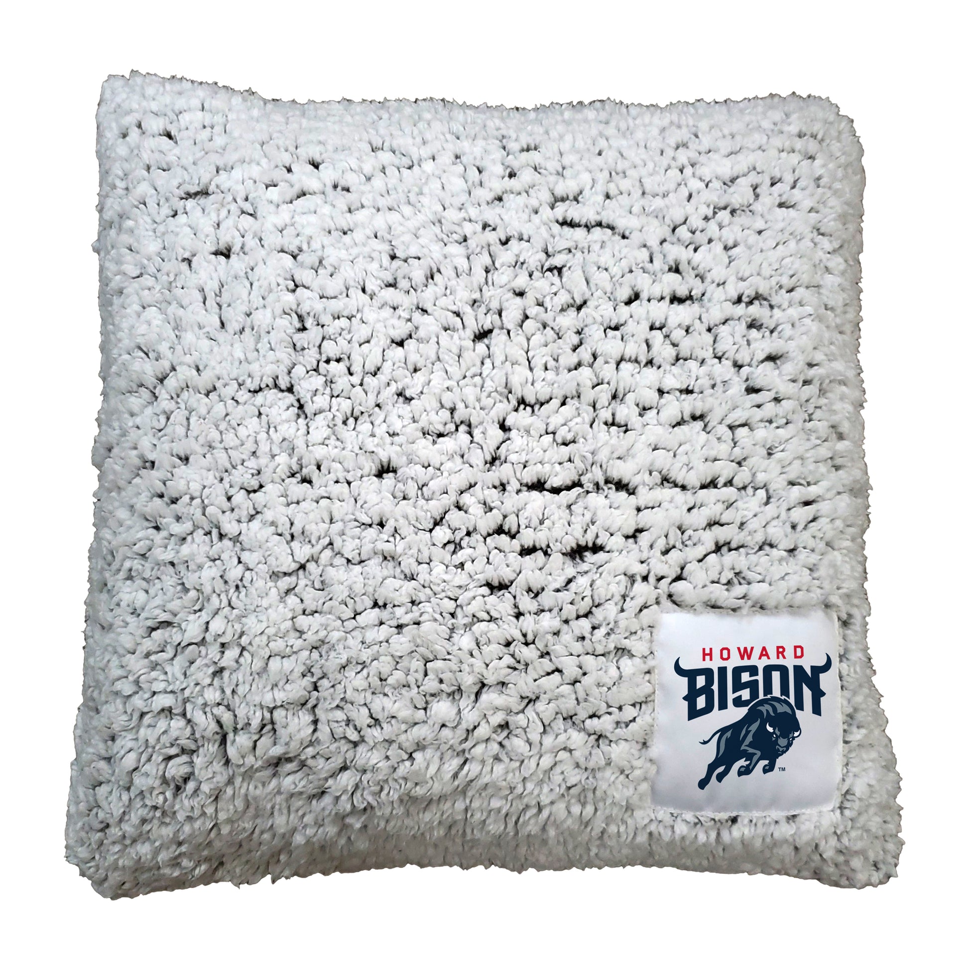 Howard U Frosty Throw Pillow