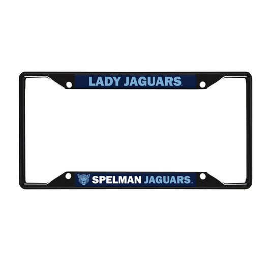 Spelman College License Black Trinity Plate Frame