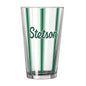 Stetson 16oz Thin Stripe Pint Glass