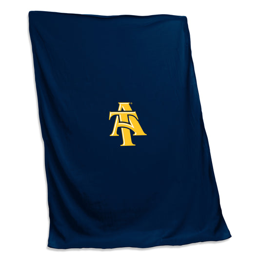 North Carolina A&T Custom Sweatshirt Blanket