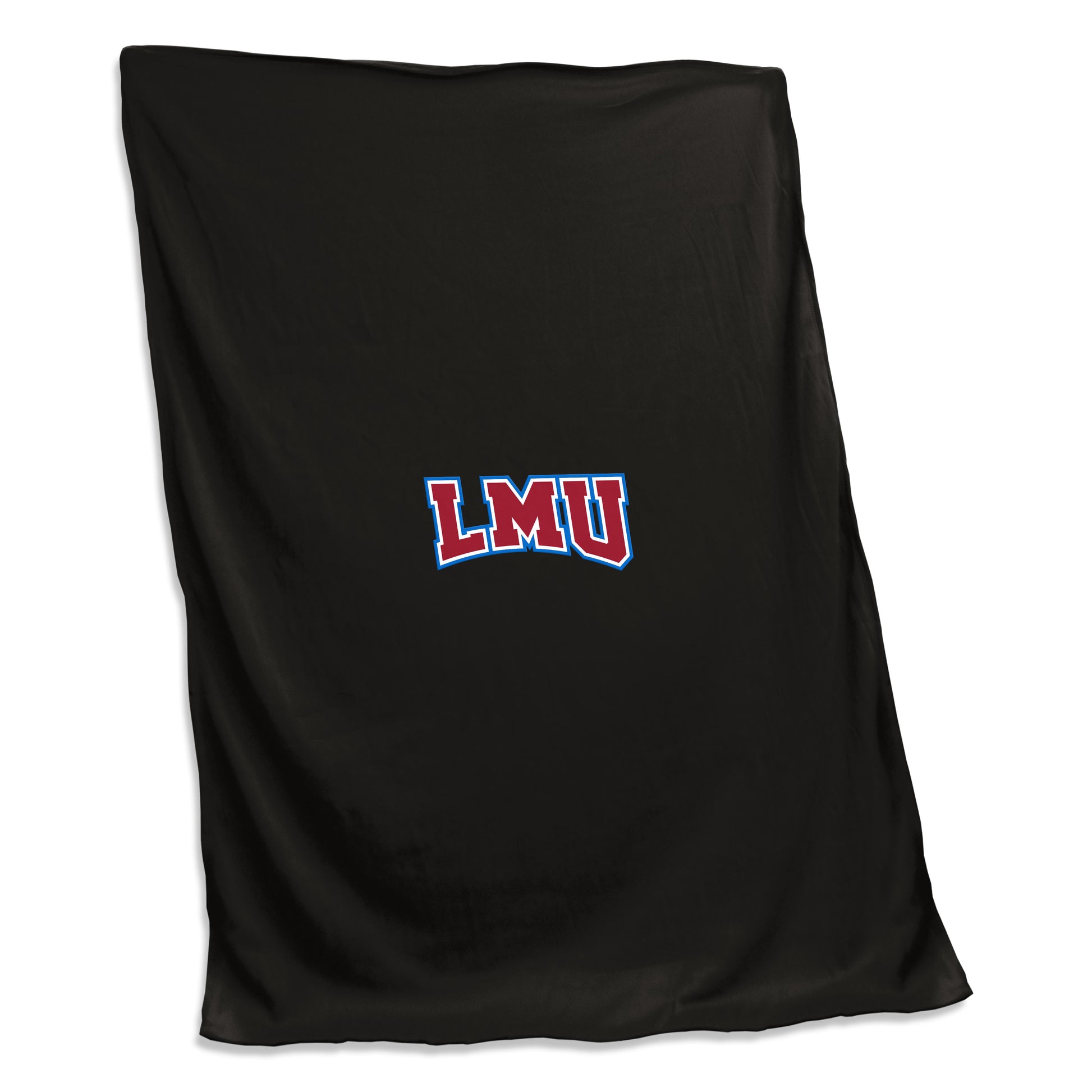LMU Screened Black Sweatshirt Blanket