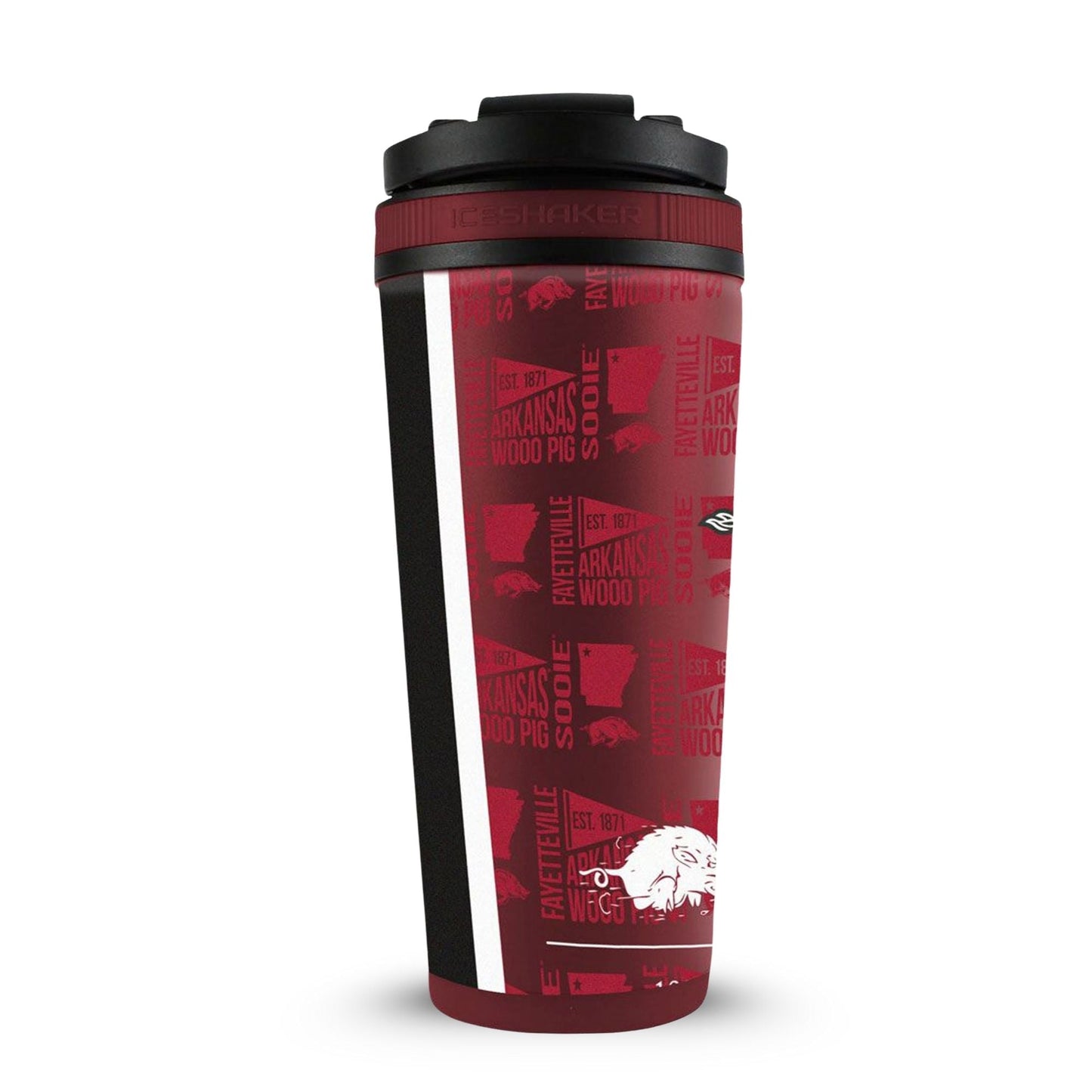 The College Vault - University of Arkansas 4D Ice Shaker
