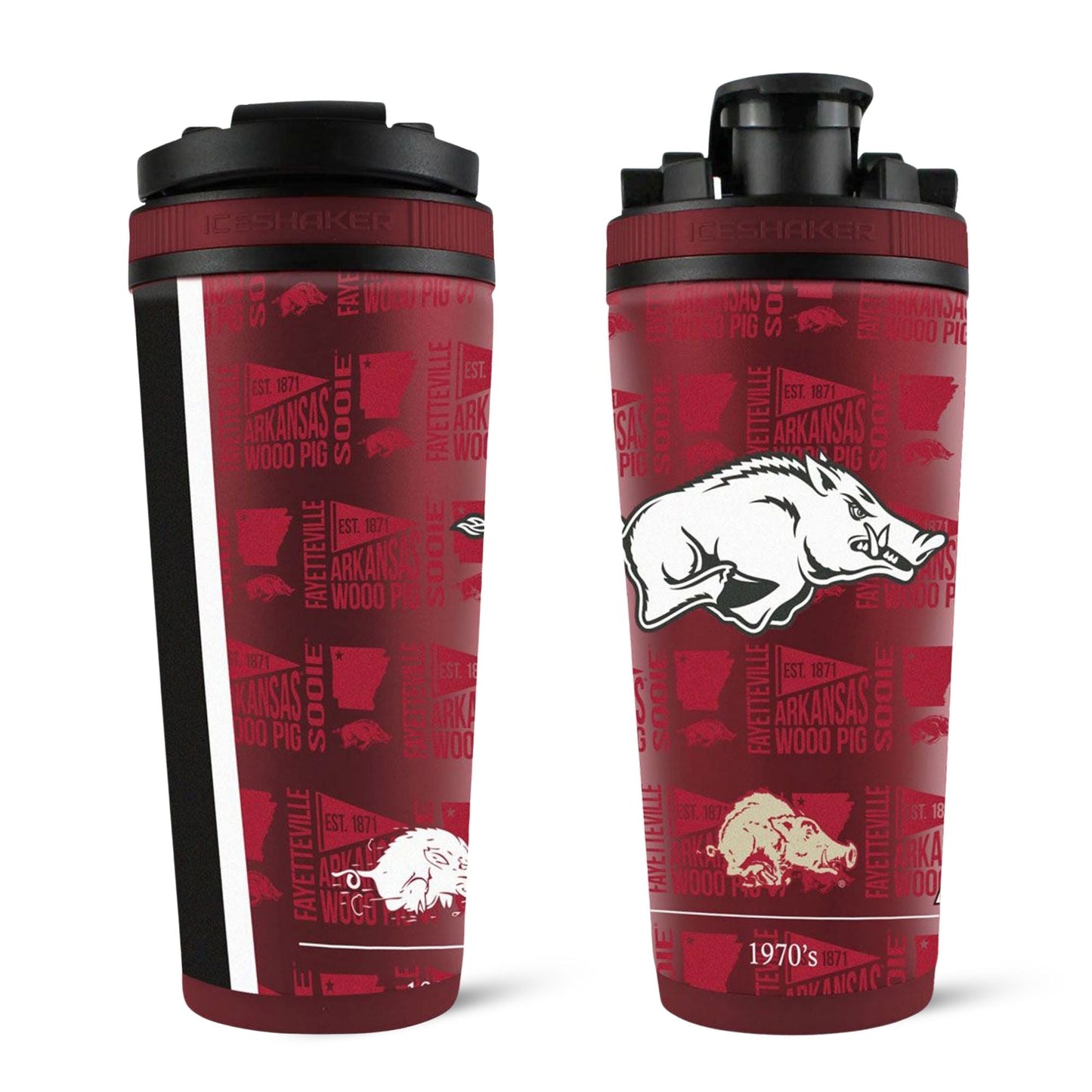 Officially Licensed University of Arkansas 26oz Ice Shaker