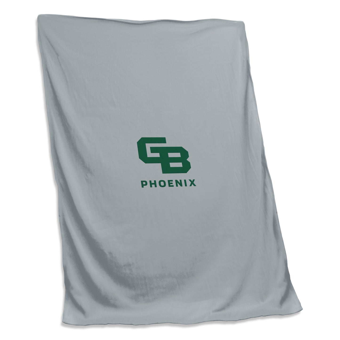 Wisconsin-Green Bay Gray Screened Sweatshirt Blanket