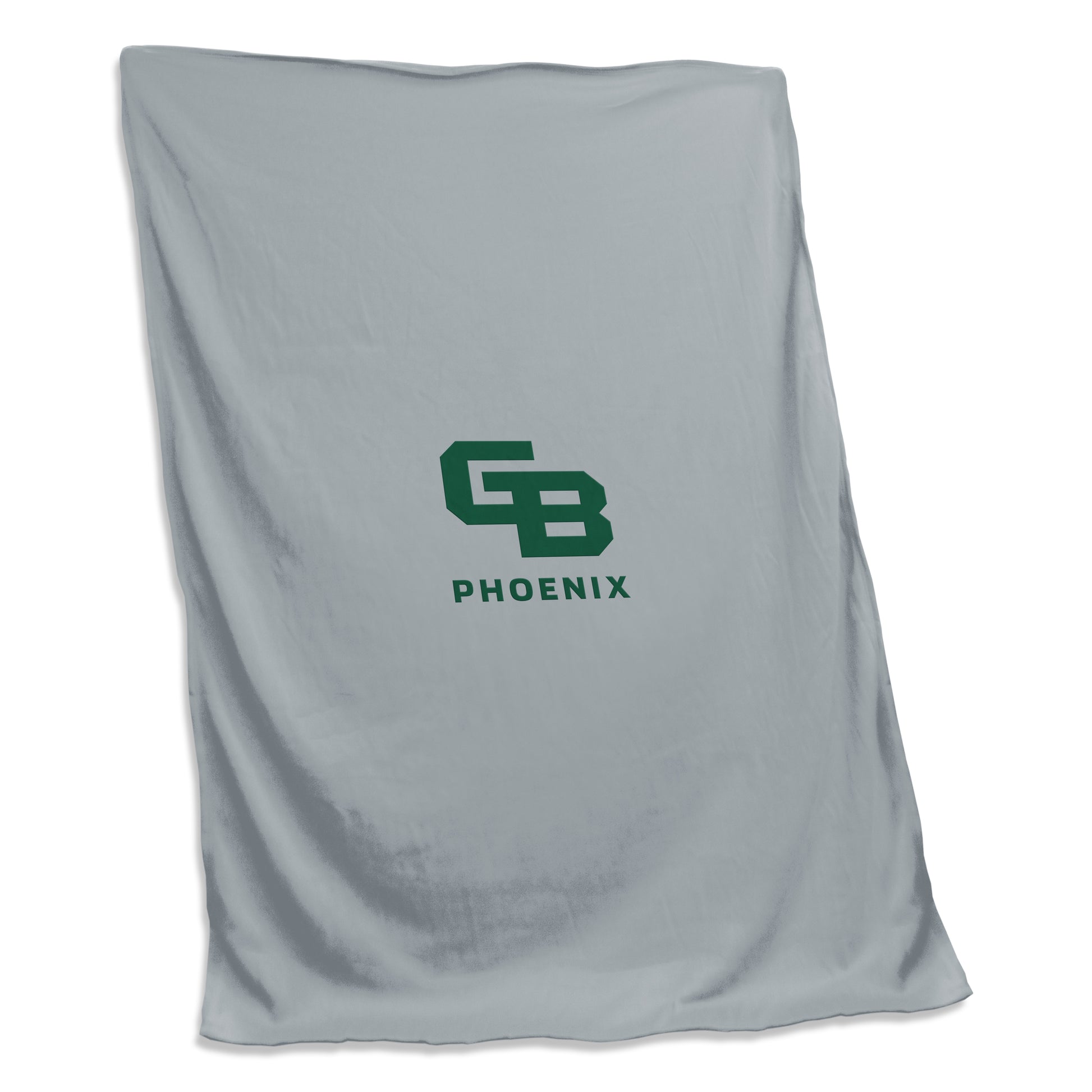Wisconsin-Green Bay Gray Screened Sweatshirt Blanket