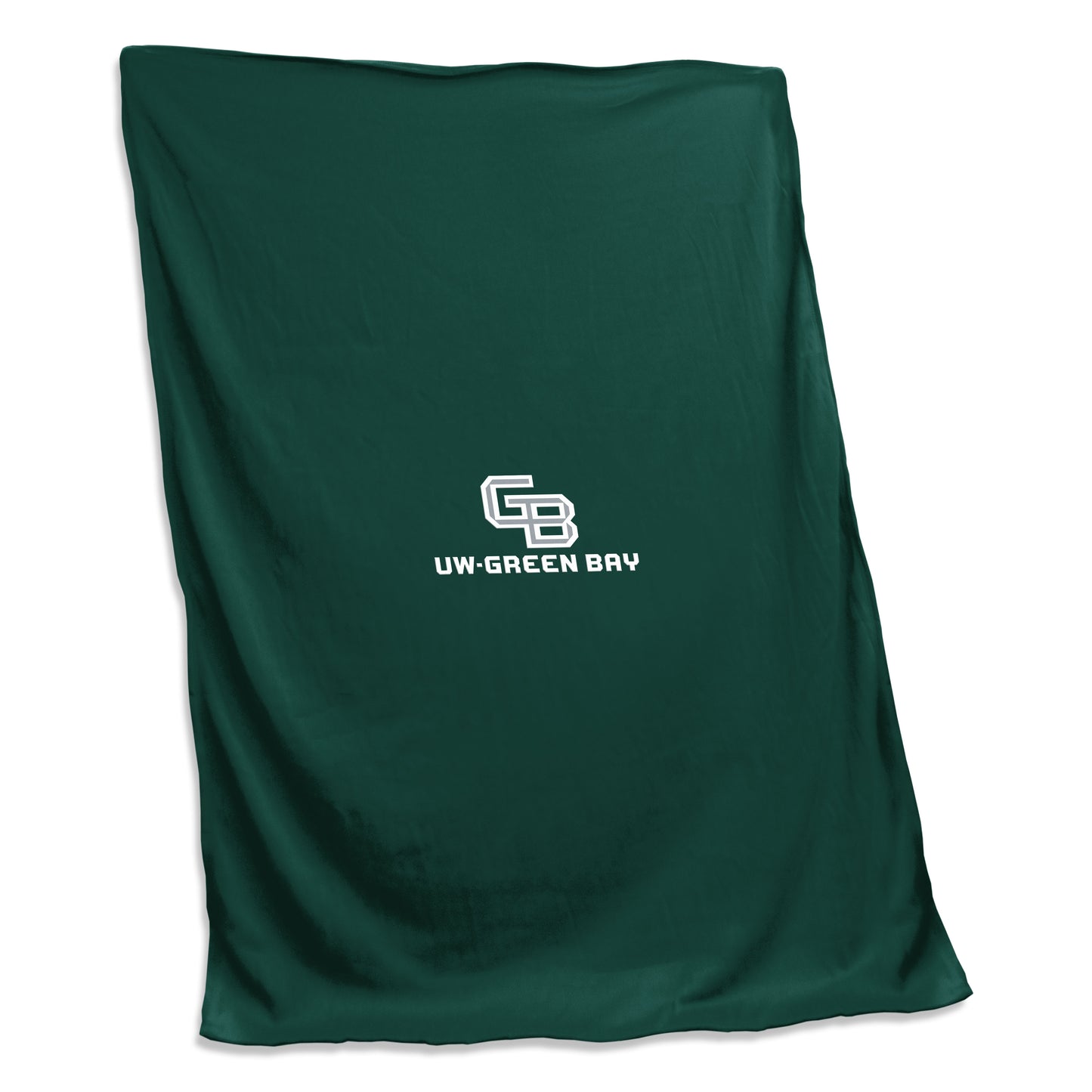 Wisconsin-Green Bay Screened Sweatshirt Blanket