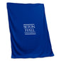Seton Hall Screened Navy Sweatshirt Blanket
