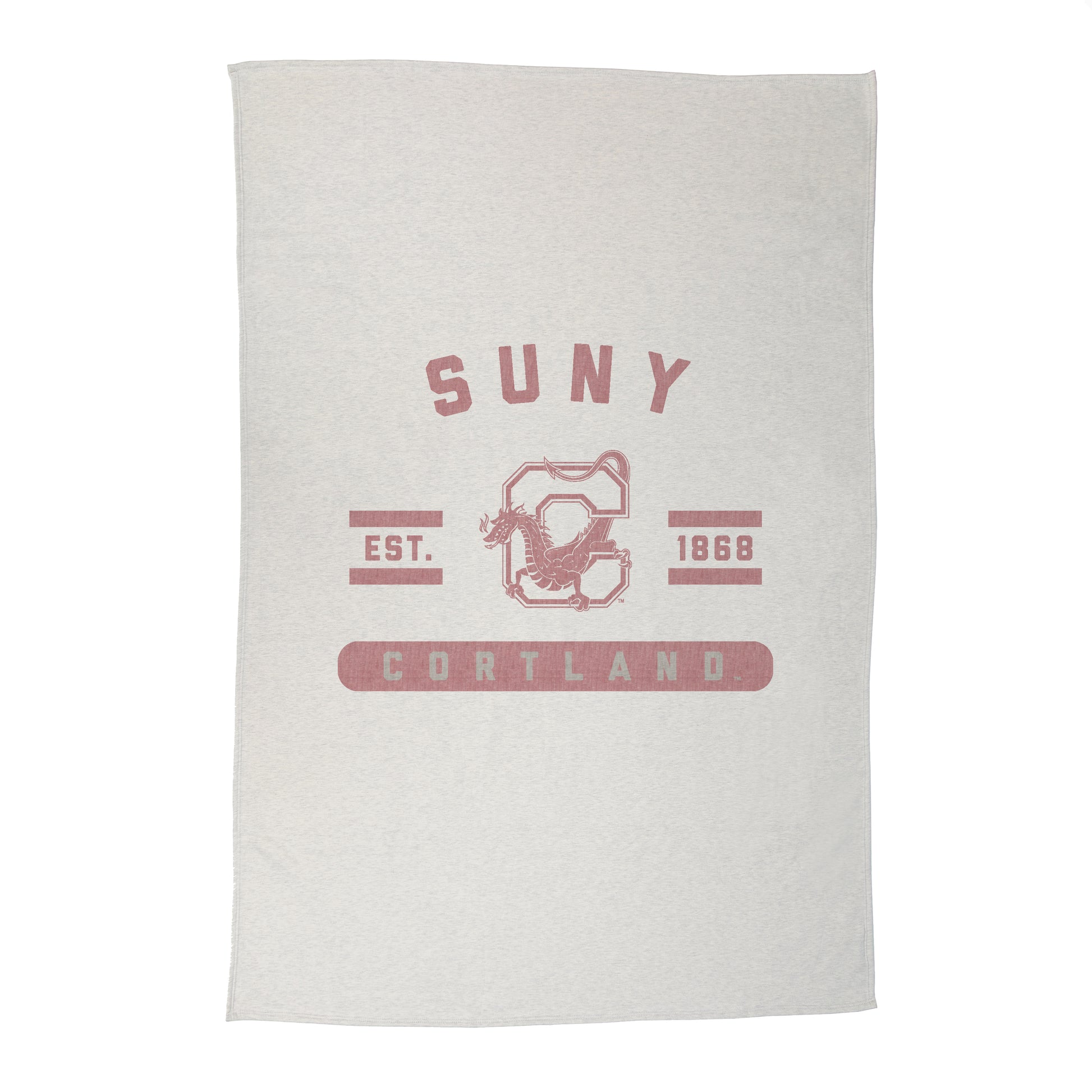 SUNY Cortland Sublimated Sweatshirt Blanket