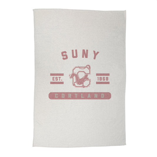 SUNY Cortland Sublimated Sweatshirt Blanket