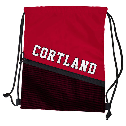 SUNY Cortland Red Tilt Backsack