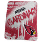 Arizona Cardinals Classic Graffiti Fleece Throw