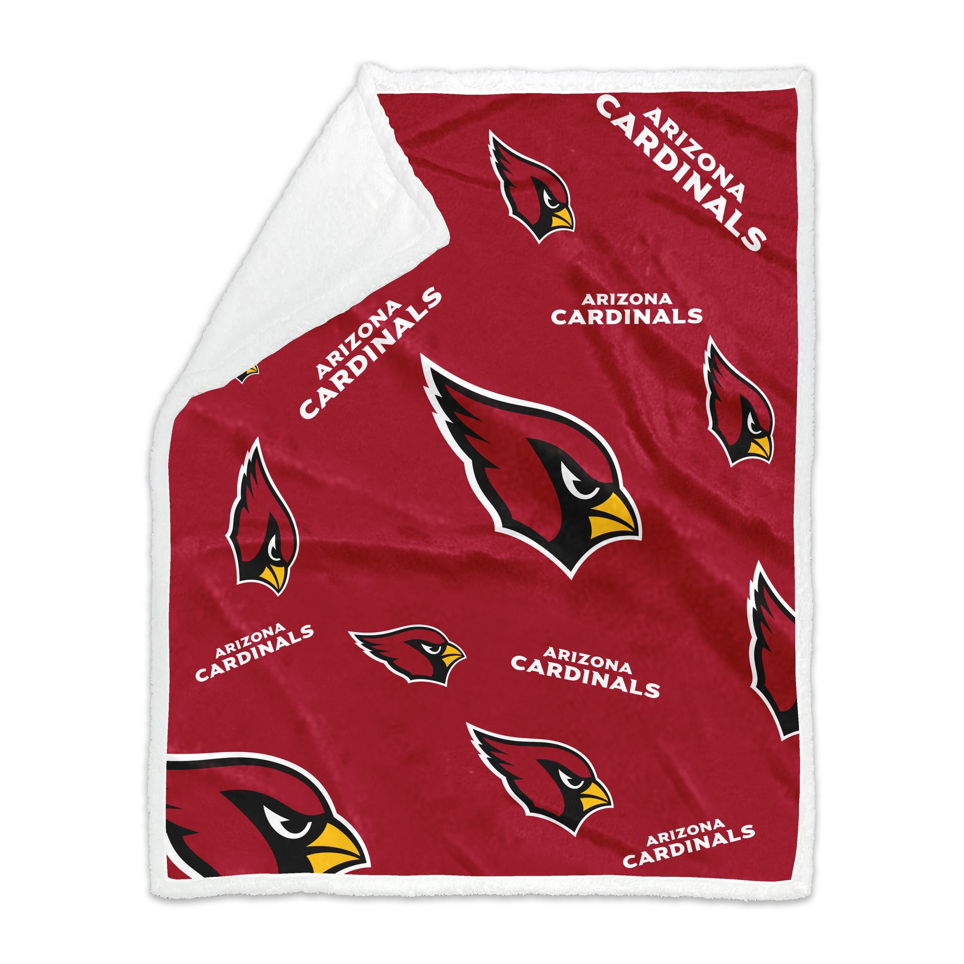 Arizona Cardinals 50x60 Plush Sherpa Throw