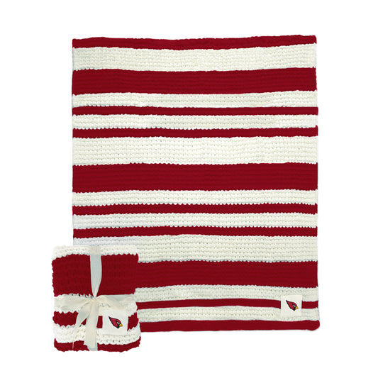 Arizona Cardinals Cable Knit Throw 50x60