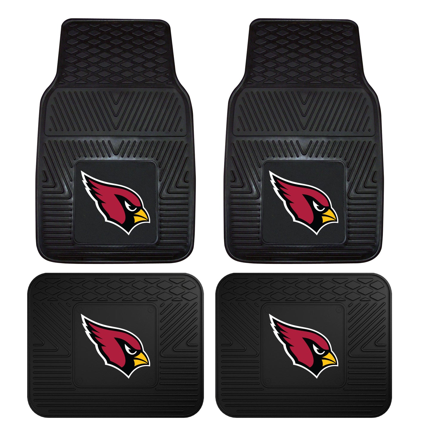 NFL - Arizona Cardinals 4-pc Vinyl Car Mat Set