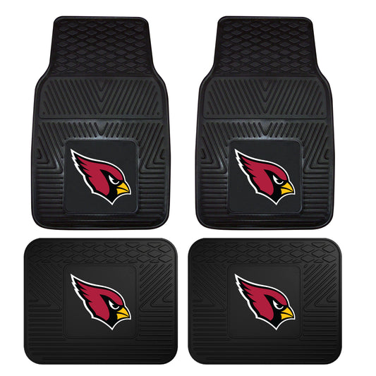 NFL - Arizona Cardinals 4-pc Vinyl Car Mat Set