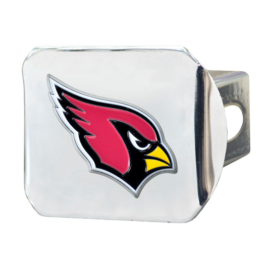 NFL - Arizona Cardinals Color on Chrome Hitch Cover