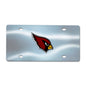 Arizona Cardinals Diecast Chrome License Plate