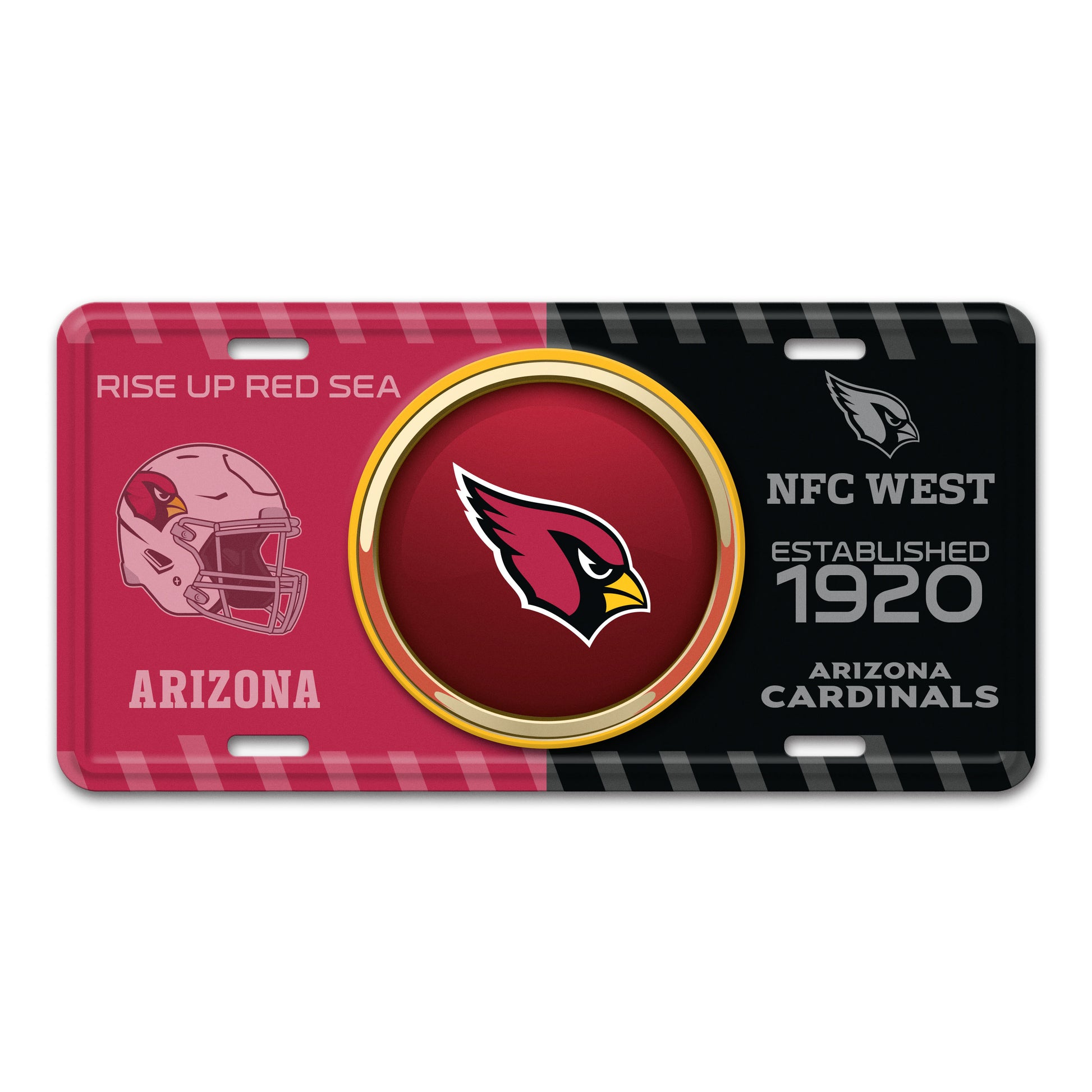 NFL - Arizona Cardinals Embossed Metal License Plate