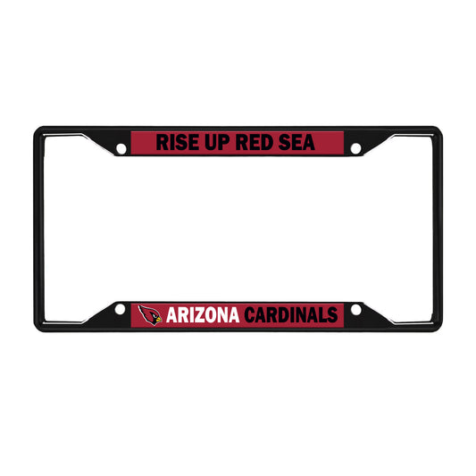 Arizona Cardinals License Black Trinity Plate Frame