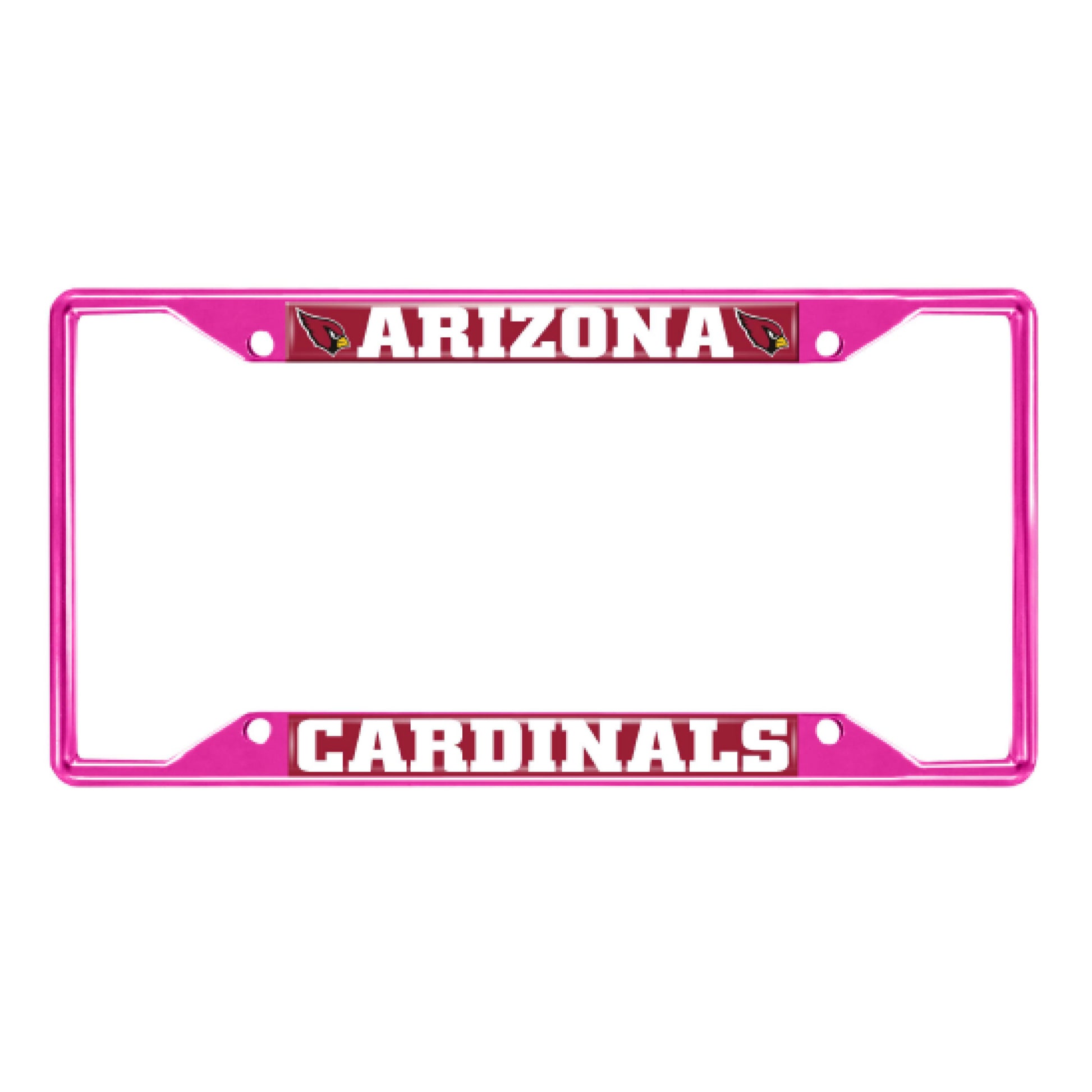 NFL - Arizona Cardinals-Pink License Plate Frame