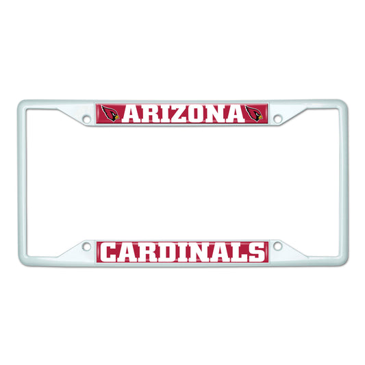 NFL - Arizona Cardinals-White License Plate Frame