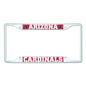 NFL - Arizona Cardinals-White License Plate Frame