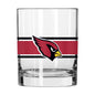 Arizona Cardinals 14oz Stripe Rocks Glass