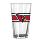 Arizona Cardinals 16oz Stripe Pint Glass
