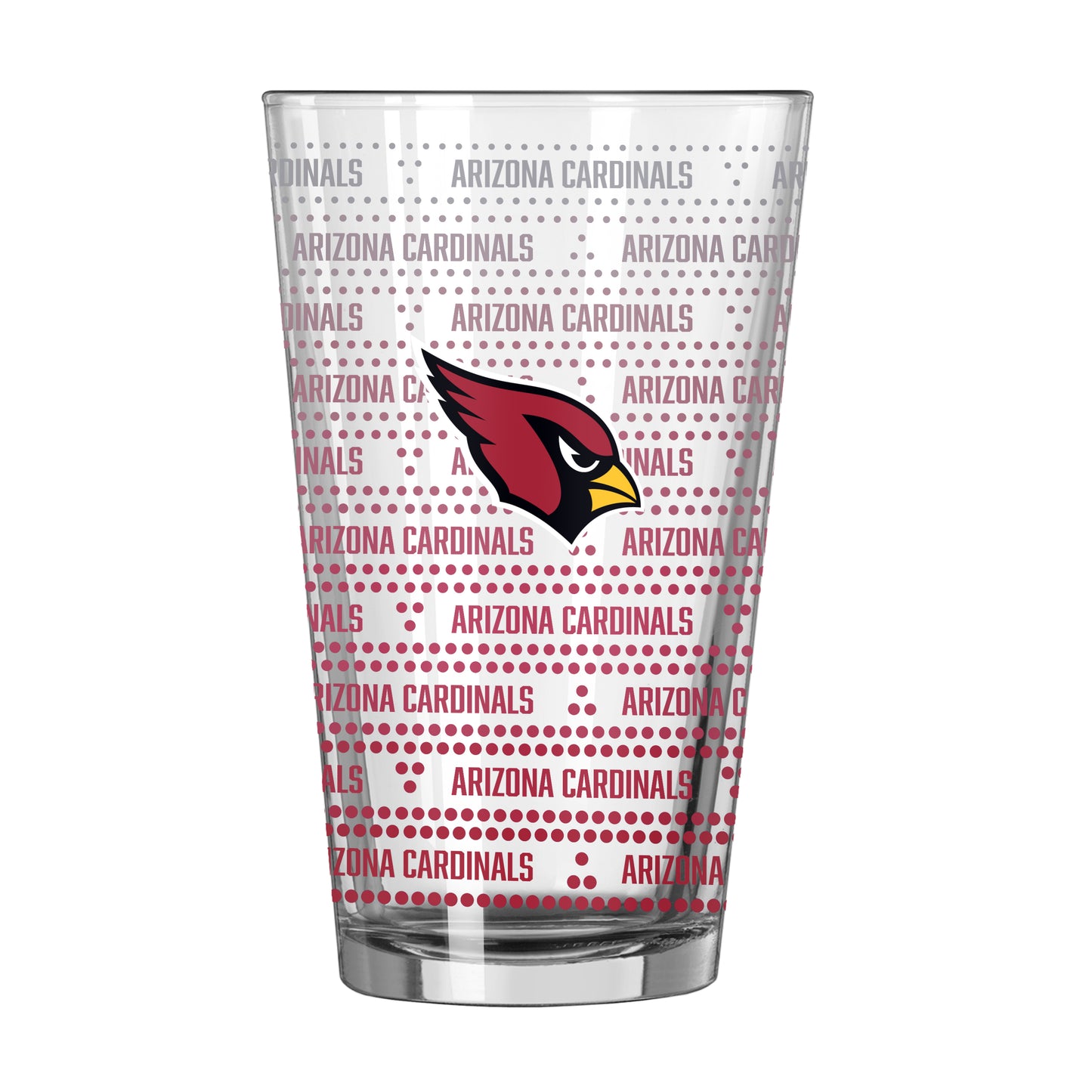 Arizona Cardinals 16oz Chant Fade Pint Glass