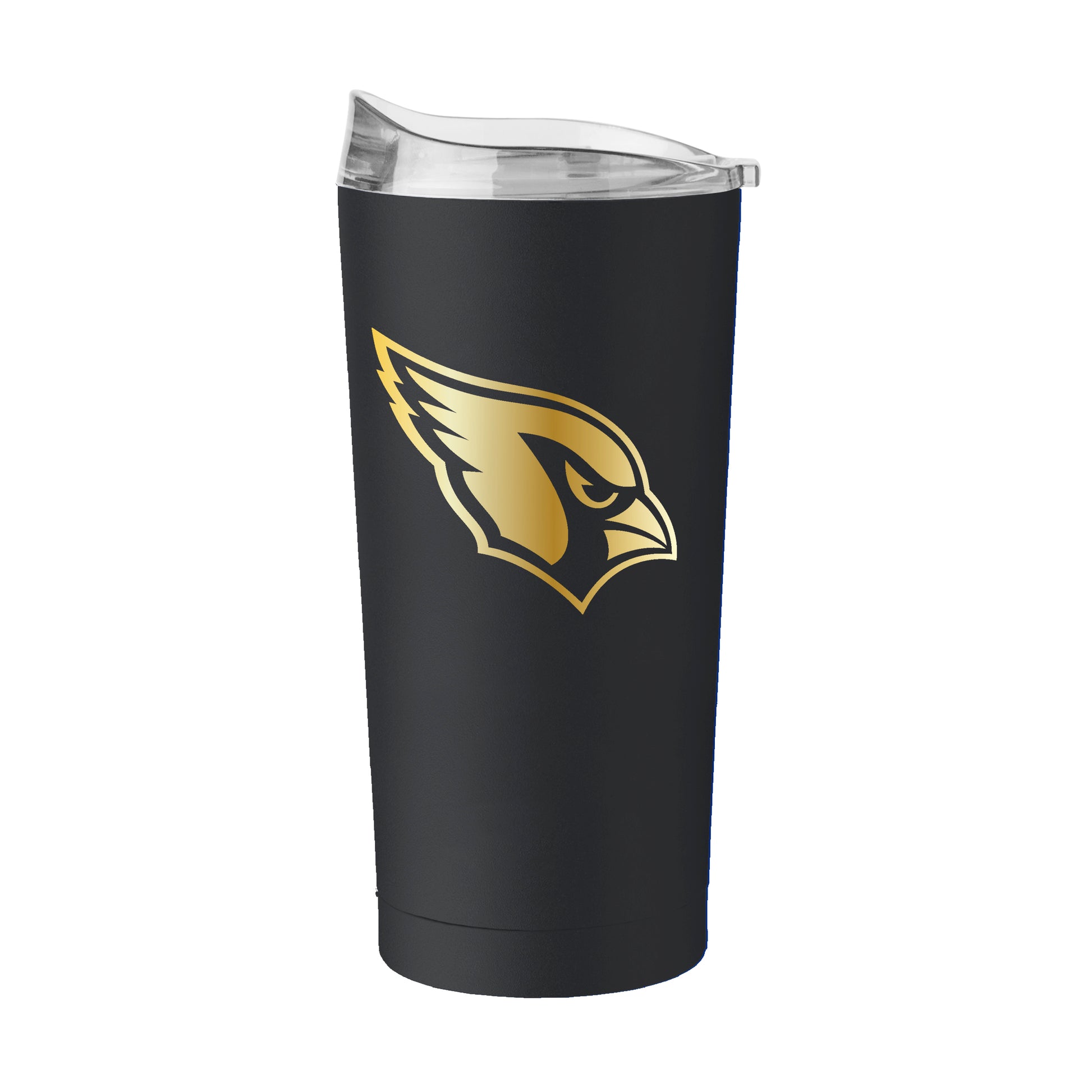 Arizona Cardinals Black 20oz Foil Powder Coat Tumbler