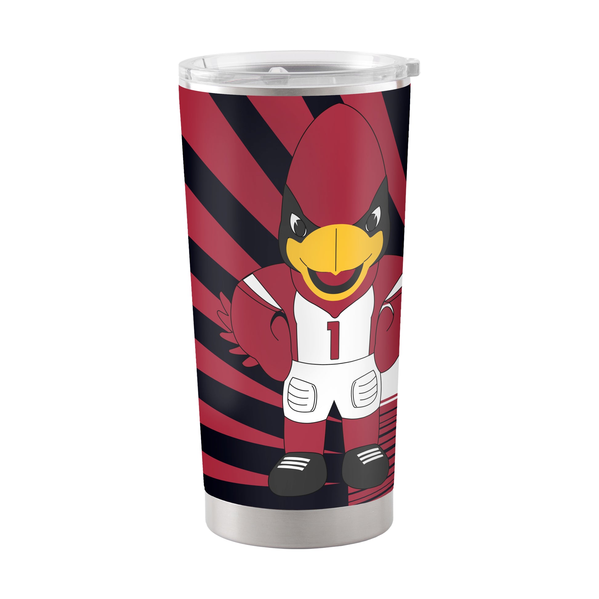 Arizona Cardinals 20oz Mascot Stainless Steel Tumbler