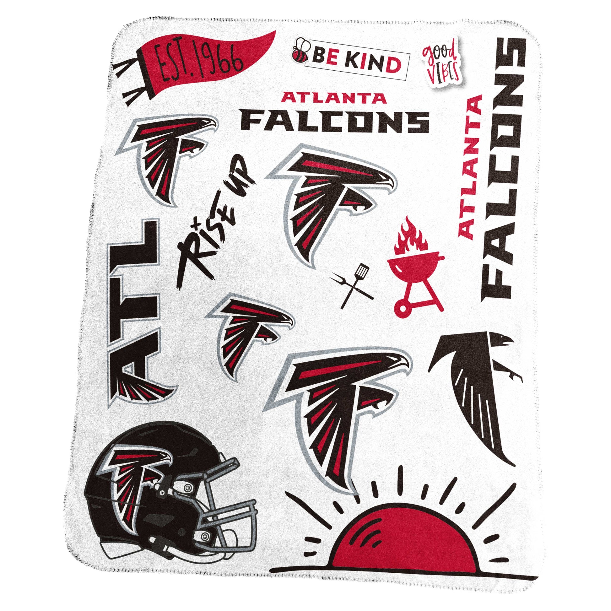 Atlanta Falcons Classic Native Fleece Throw