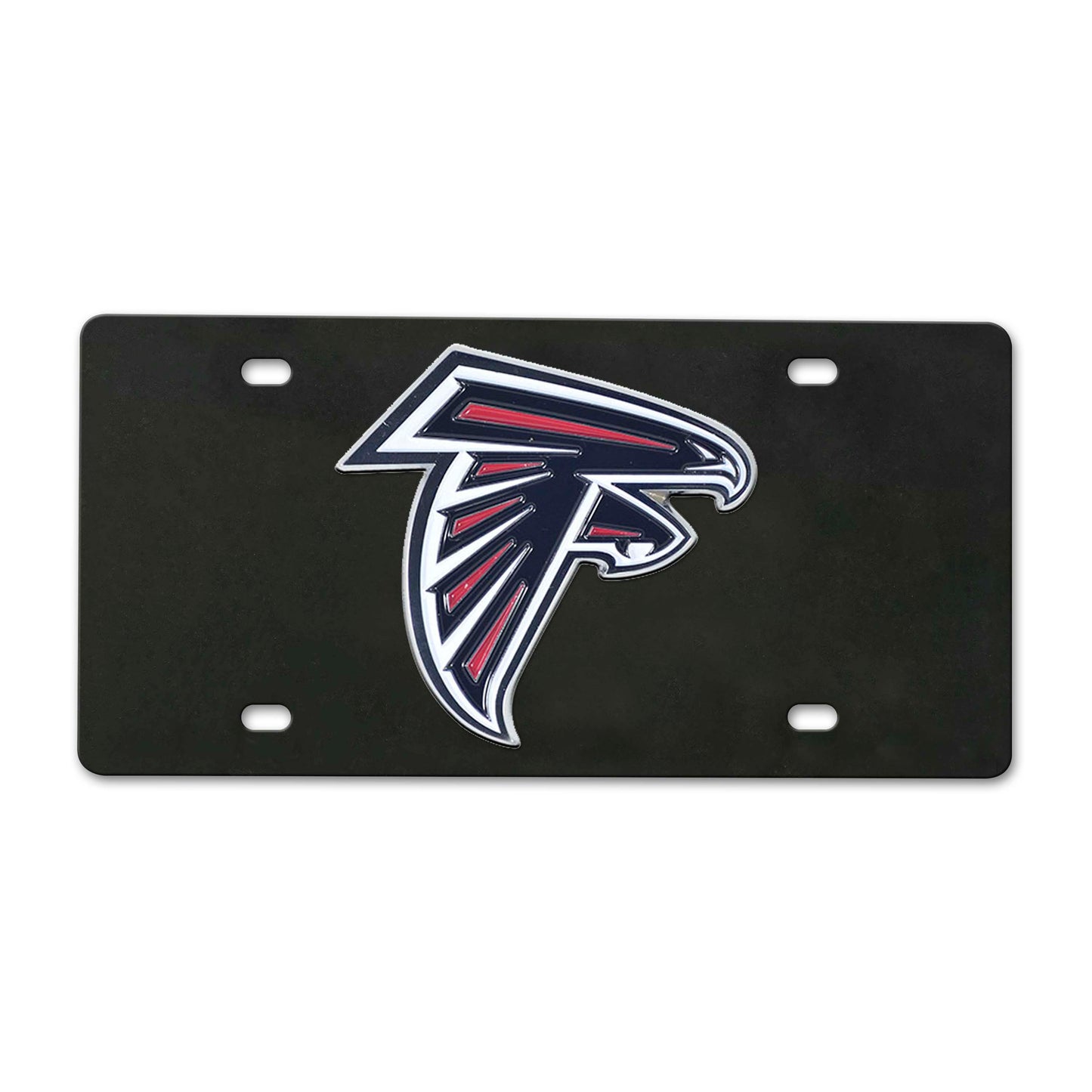 NFL - Atlanta Falcons Black Diecast License Plate