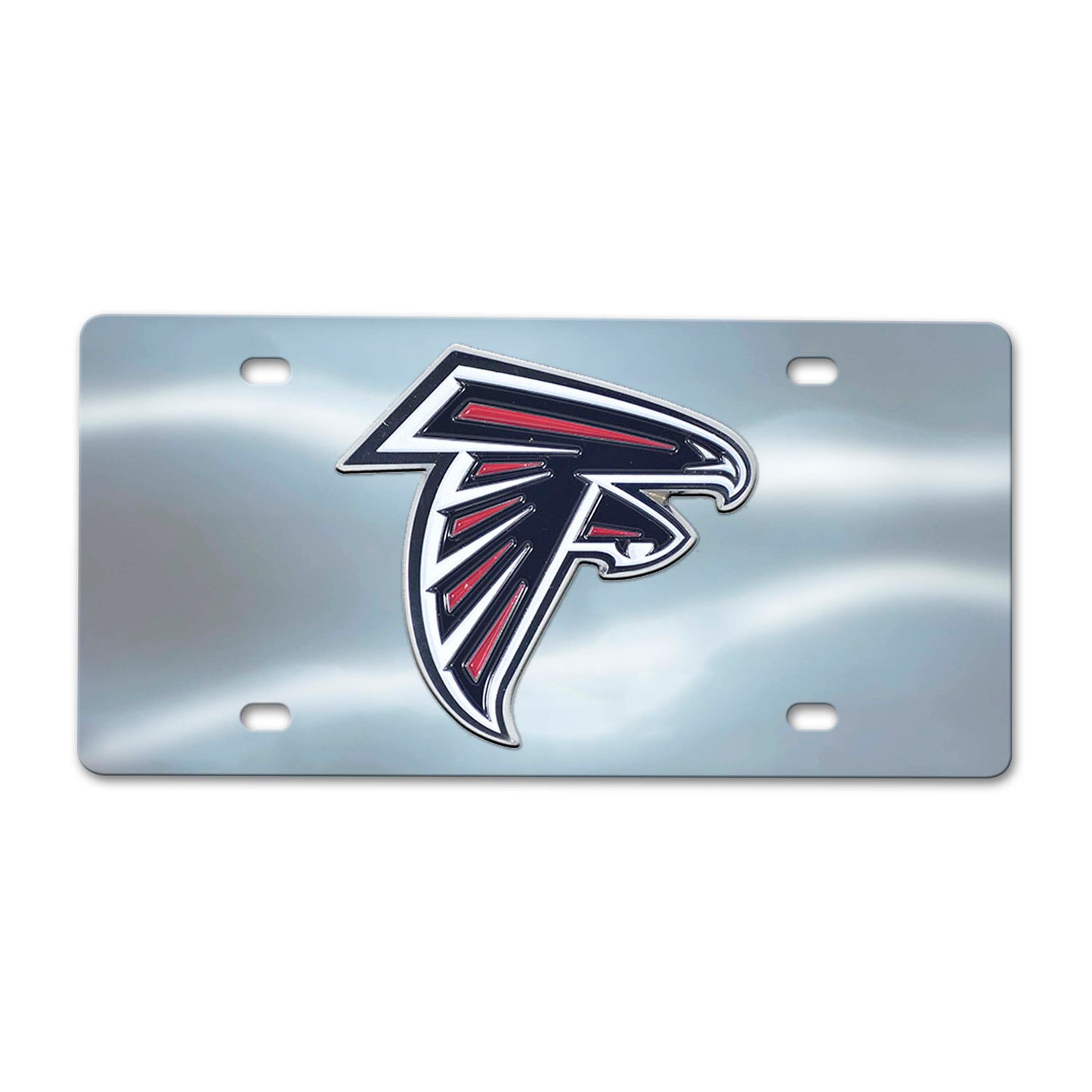 NFL - Atlanta Falcons Chrome Diecast License Plate