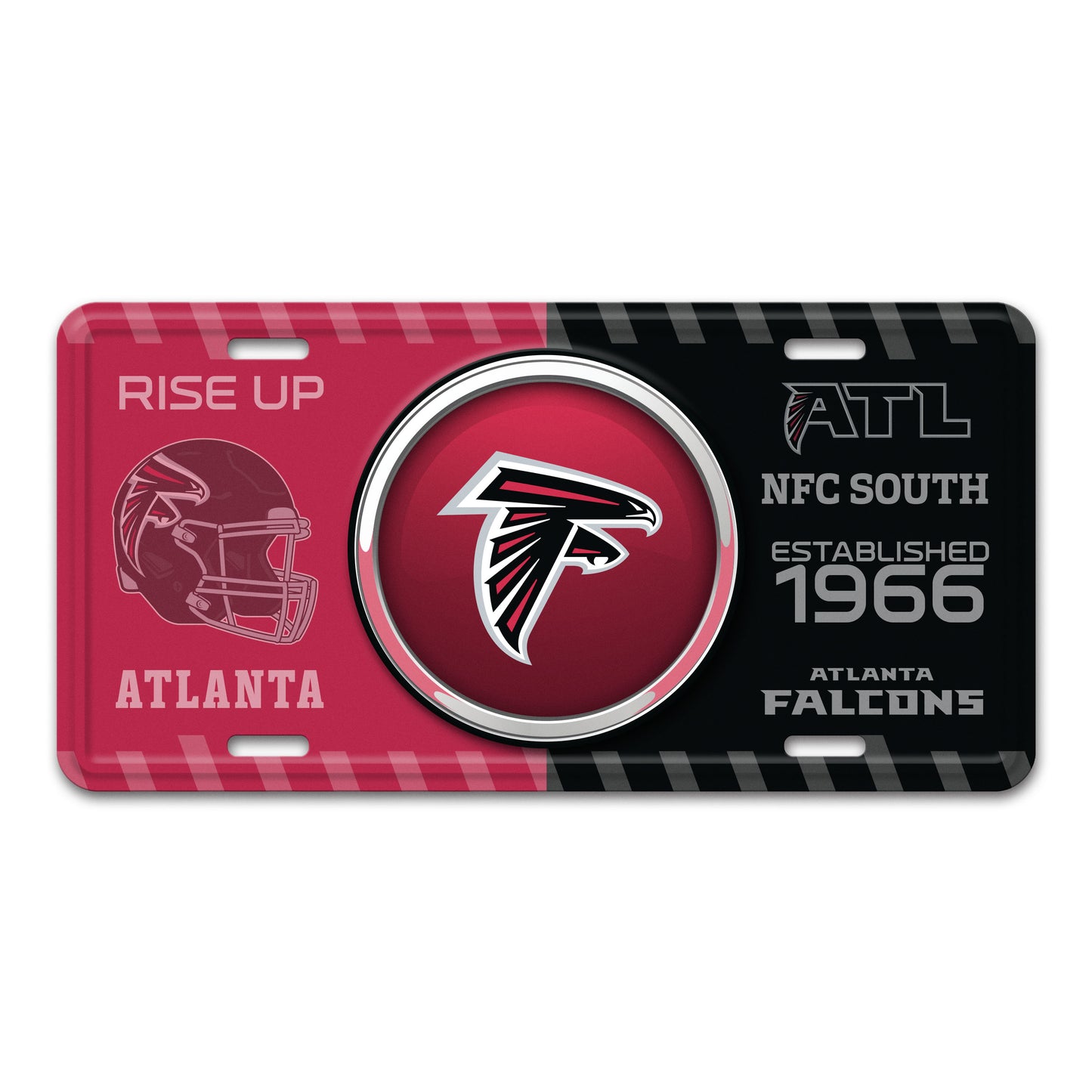 NFL - Atlanta Falcons Embossed Metal License Plate