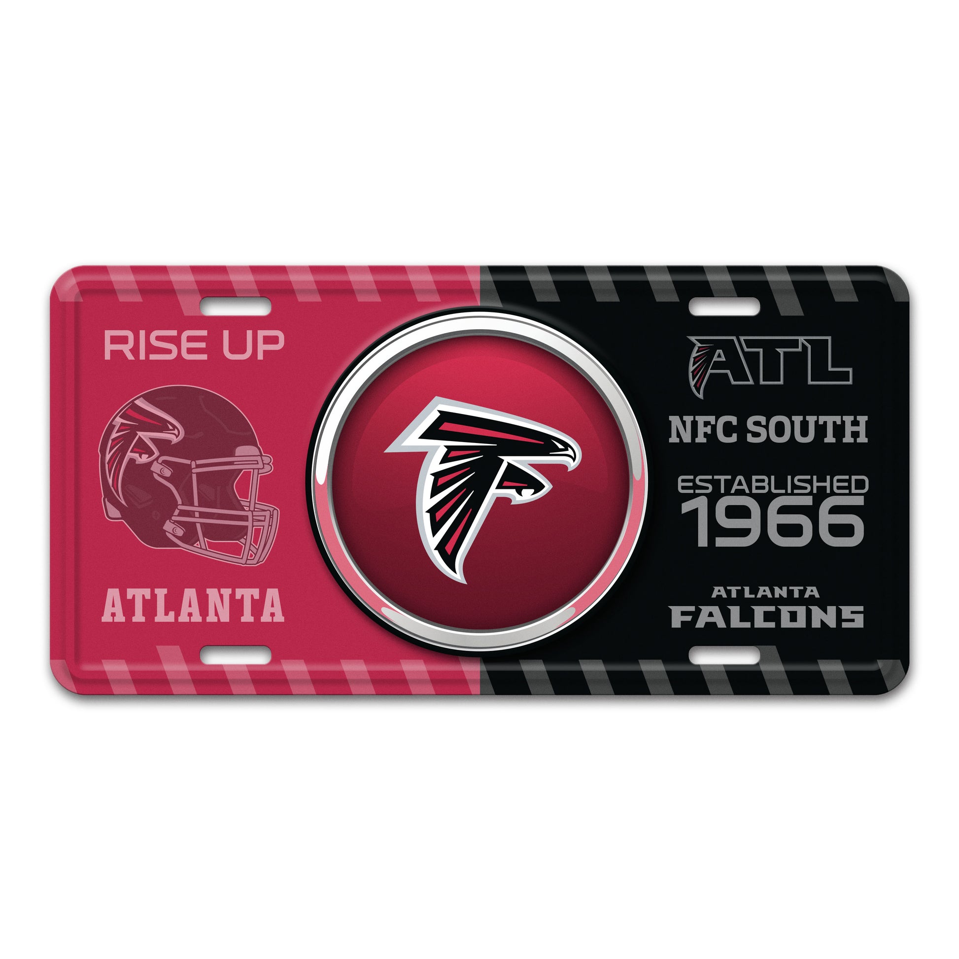 NFL - Atlanta Falcons Embossed Metal License Plate