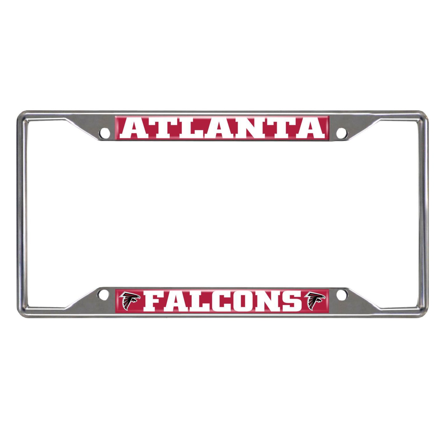 NFL - Atlanta Falcons Chrome License Plate Frame