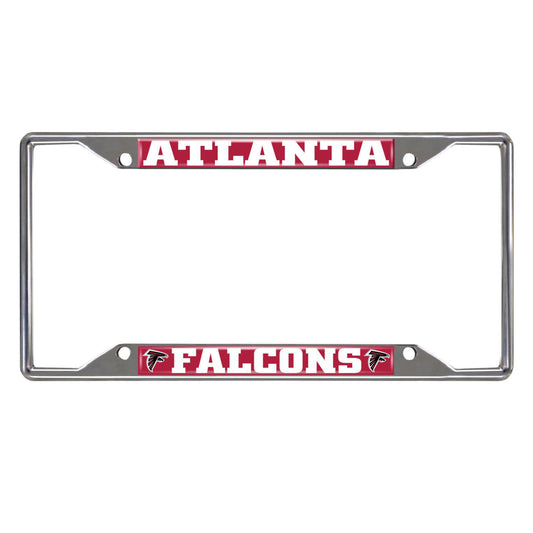 NFL - Atlanta Falcons Chrome License Plate Frame