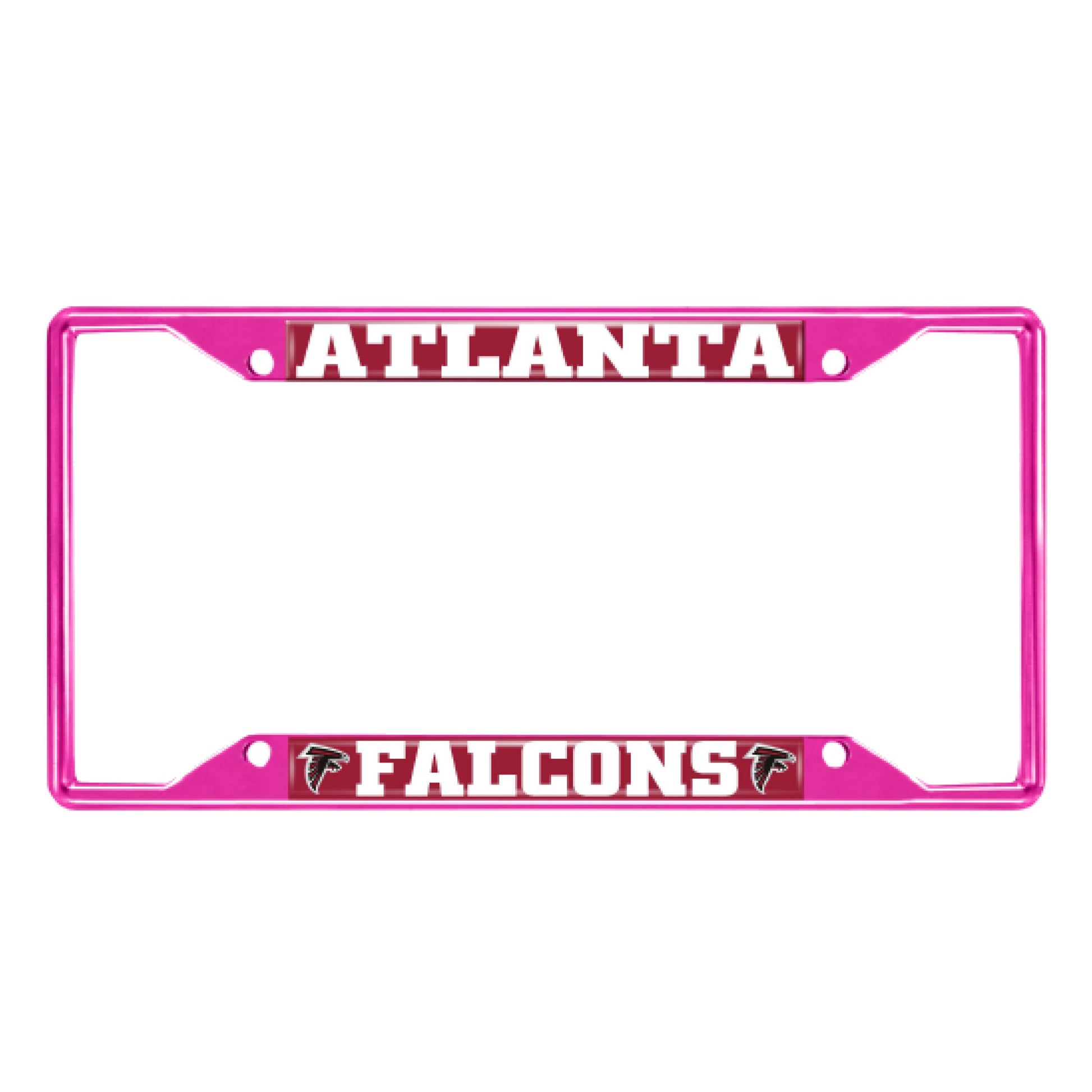 NFL - Atlanta Falcons-Pink License Plate Frame