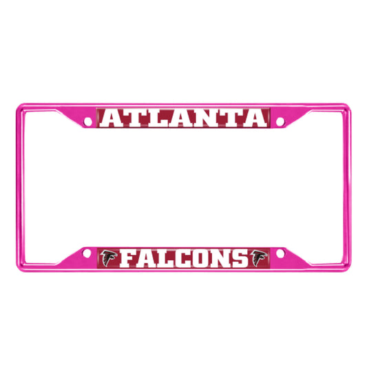NFL - Atlanta Falcons-Pink License Plate Frame