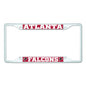 NFL - Atlanta Falcons-White License Plate Frame