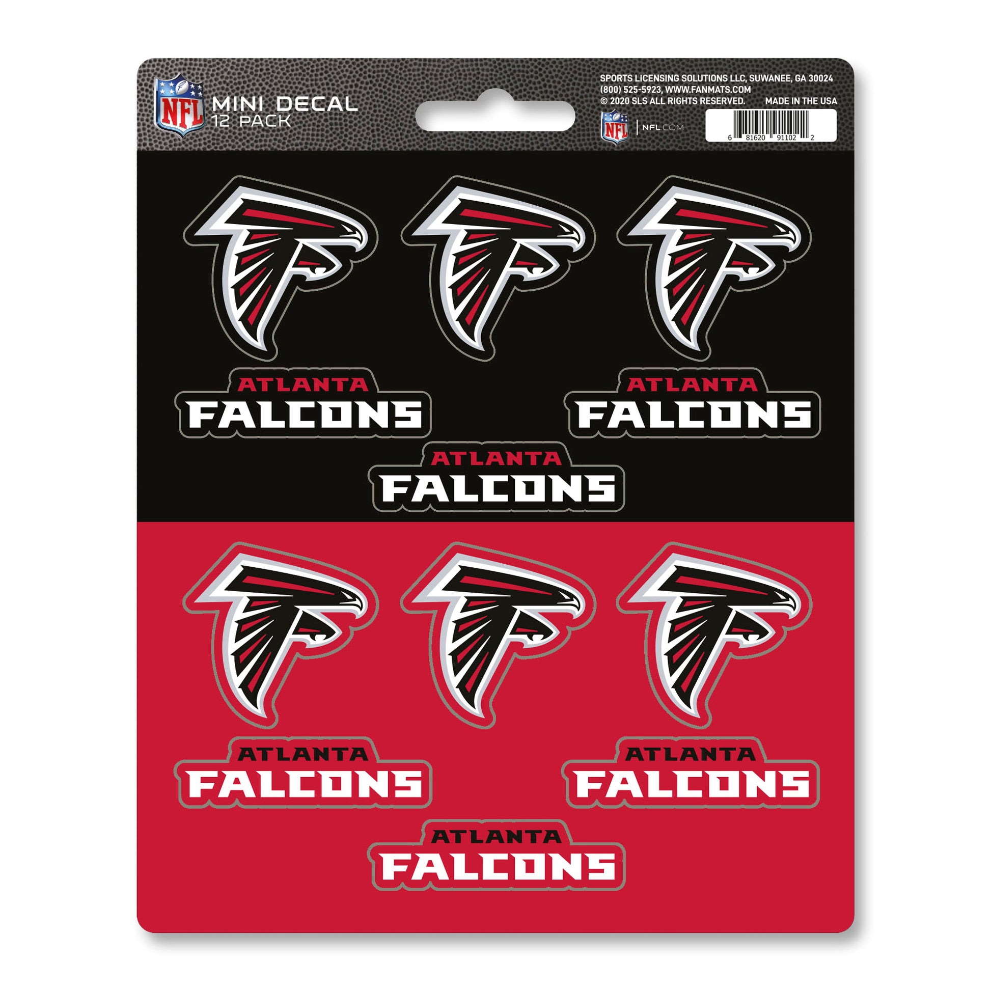 NFL - Atlanta Falcons Mini Decal 12-pk