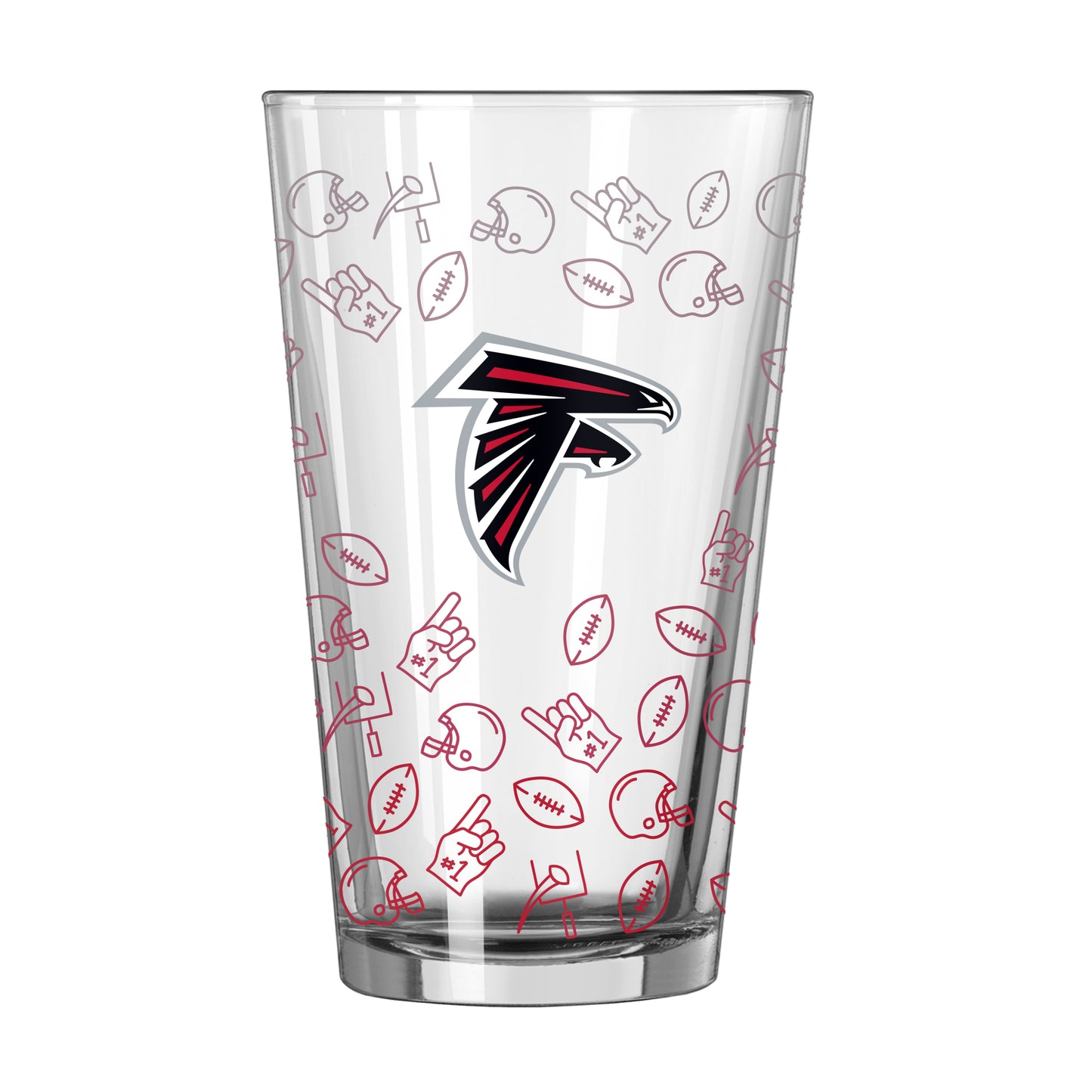 Atlanta Falcons 16oz Ombre Playmaker Pint Glass