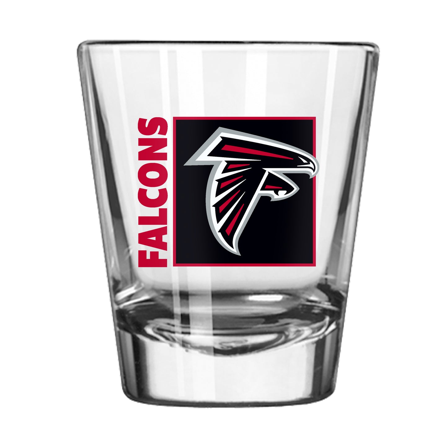 Atlanta Falcons 2oz Block Shot Glass