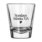 Atlanta Falcons Sundays 2oz Shot Glass