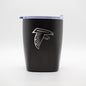 Atlanta Falcons 10oz Etch Black Powder Coat Rocks Tumbler